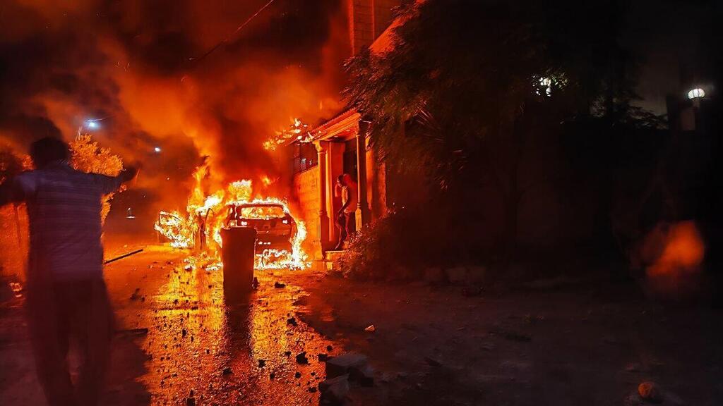 riots carried out by settlers תיעוד מהפרעות בכפר ג'ית