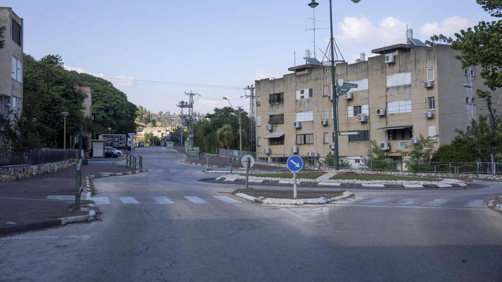 קריית שמונה ריקה בעקבות התקיפות מלבנון