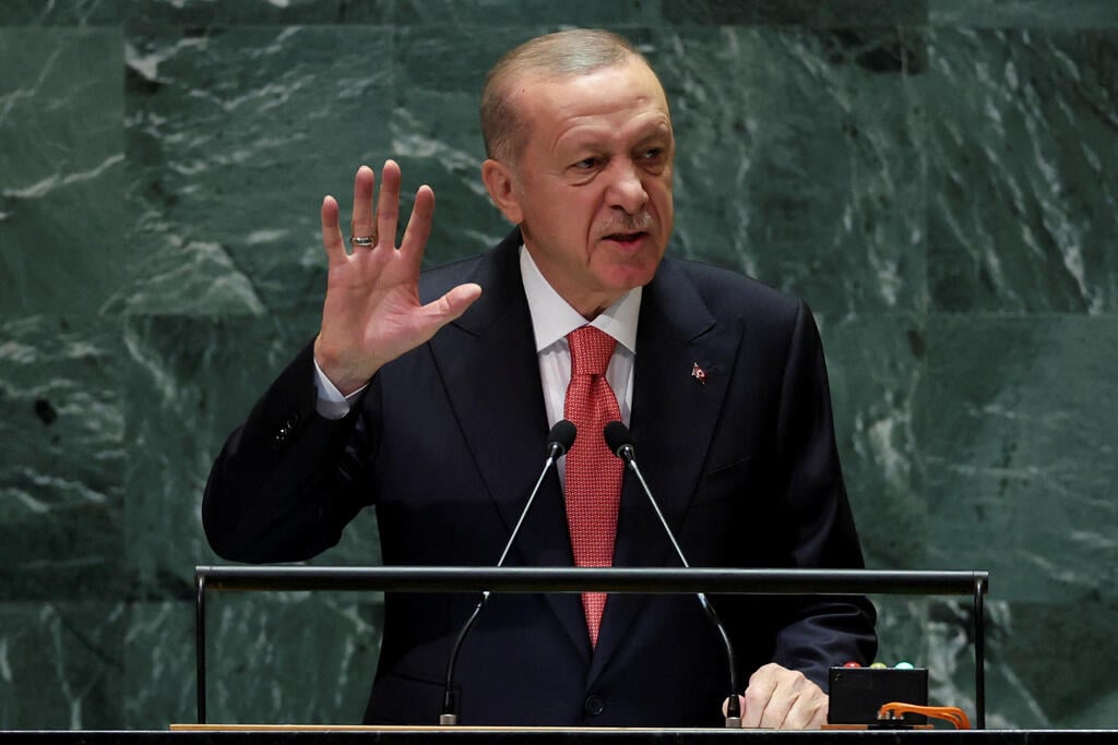 Turkish President Recep Tayyip Erdoğan (Photo: REUTERS/Mike Segar) נשיא טורקיה רג'פ טאיפ ארדואן