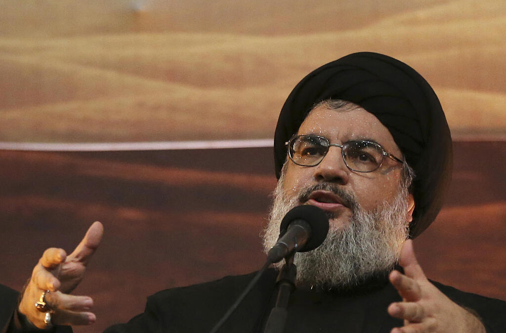 חסן נסראללה (צילום: Hussein Malla, AP) חסן נסראללה