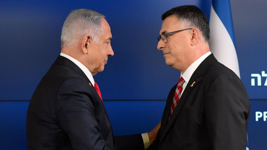 לחזק את נתניהו. השר סער לצד ראש הממשלה (צילום: חיים צח, לע"מ) בנימין נתניהו וגדעון סער מודיעים על הצטרפותו של סער לממשלה