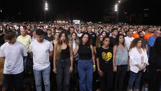 טקס הזיכרון הלאומי בתל אביב