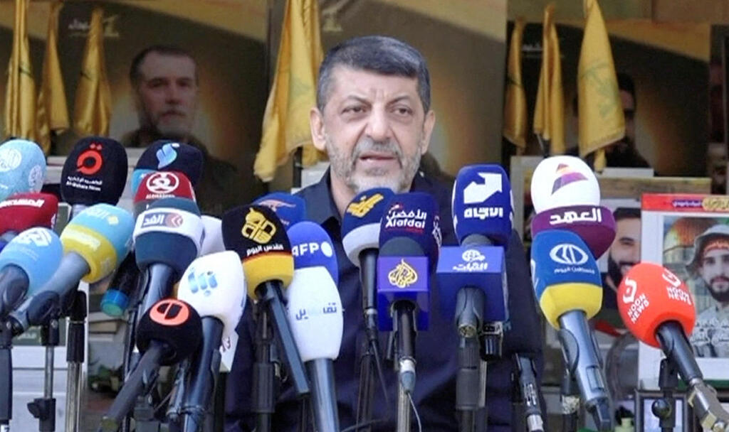מוחמד עפיף (צילום: Al Manar TV/Reuters TV via REUTERS) מוחמד עפיף אחראי ההסברה של חיזבאללה