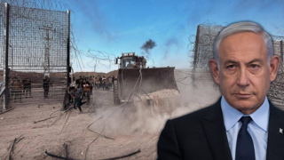 תיעוד פלסטיני: הגדר פרוצה בדרום רצועת עזה