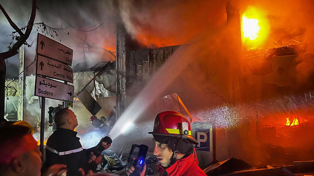 צילום: Ibrahim AMRO/AFP תקיפות צה"ל בלבנון