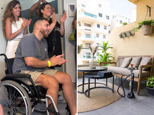 דירת החייל דביר דנגור. שלב השיקום אחרי 14 ניתוחים