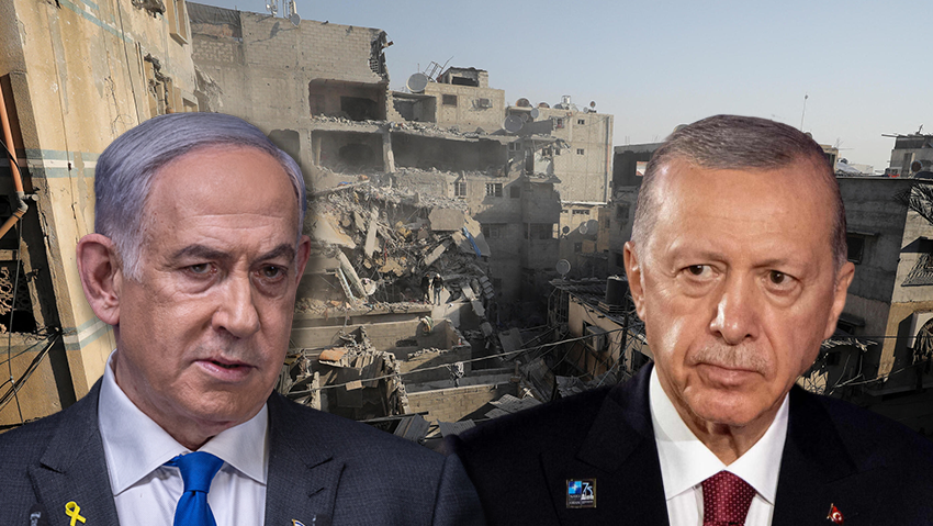 Prime Minister Benjamin Netanyahu and Turkish President Recep Tayyip Erdoğan (Photo: REUTERS/Dawoud Abu Alkas, Andrew Harnik / GETTY IMAGES NORTH AMERICA / AFP, Chaim Goldberg/Flash90) רג'פ טאיפ ארדואן, בנימין נתניהו