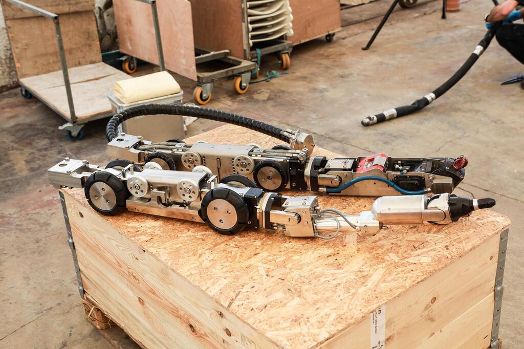 רובוטים לכרסום וריסוק כשלים וחסימות בצנרת - סמארטליין רובוטיקס