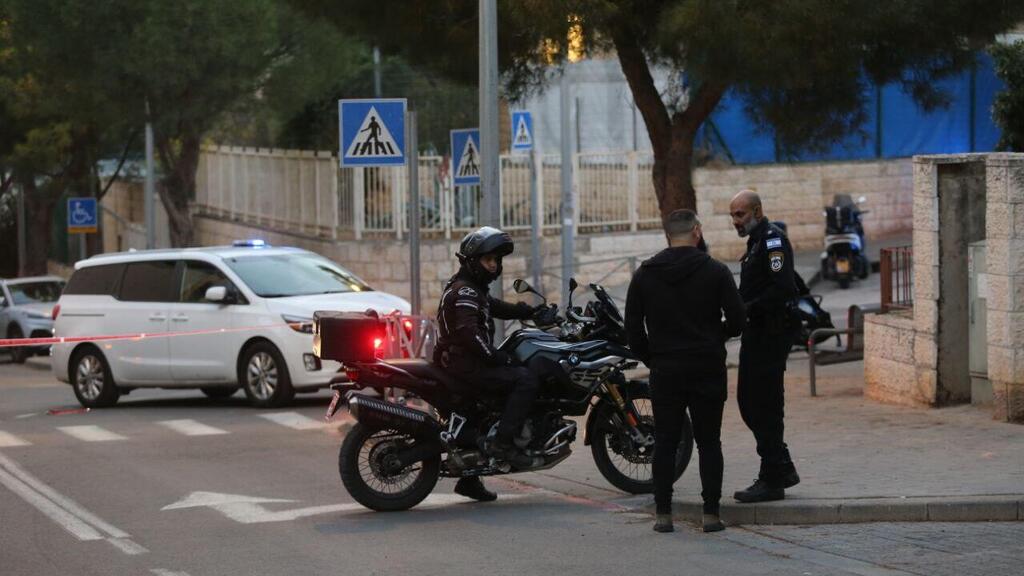 צילום: אלכס קולומויסקי זירת האירוע בשכונת פסגת זאב שבירושלים