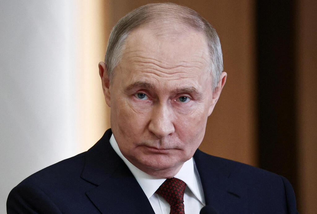 ולדימיר פוטין (צילום: Sputnik/Mikhail Tereshchenko/Kremlin via REUTERS) ולדימיר פוטין