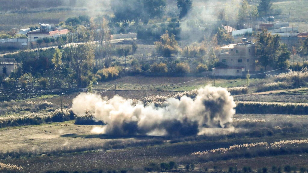 Israeli strike in Lebanon (Photo: AFP) מרג' עיון