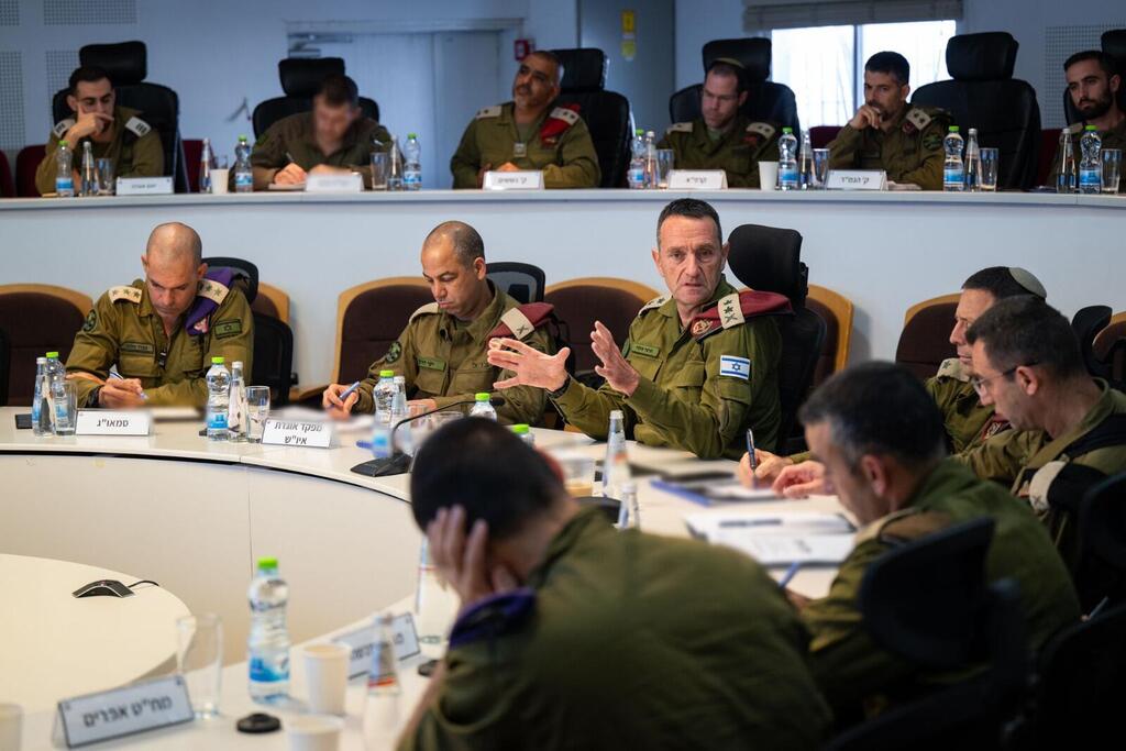 צילום: דובר צה"ל הרמטכ"ל, רב אלוף הרצי הלוי, בהערכת מצב בעקבות החיסול בג'נין