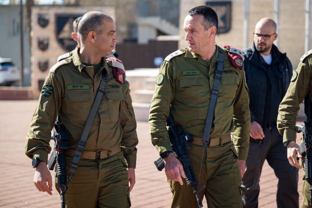 צילום: דובר צה"ל הרמטכ"ל, רב אלוף הרצי הלוי, בהערכת מצב בעקבות החיסול בג'נין