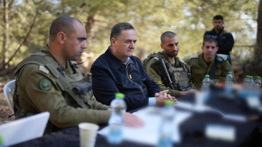 צילום: אלעד מלכה, משרד הביטחון שר הביטחון בביקורו בגבול הצפון