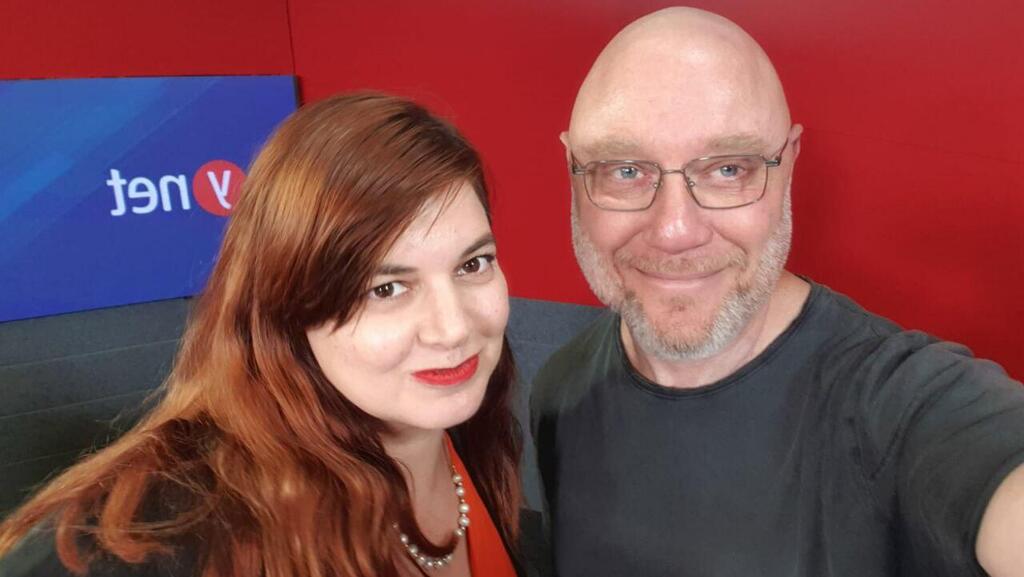 לורי שטטמאור ודני גלבוע באולפן ynet (צילום: פרטי) לורי שטטמאור, דני גלבוע, סקס אפיל 133 - מיניות ללא זקפה