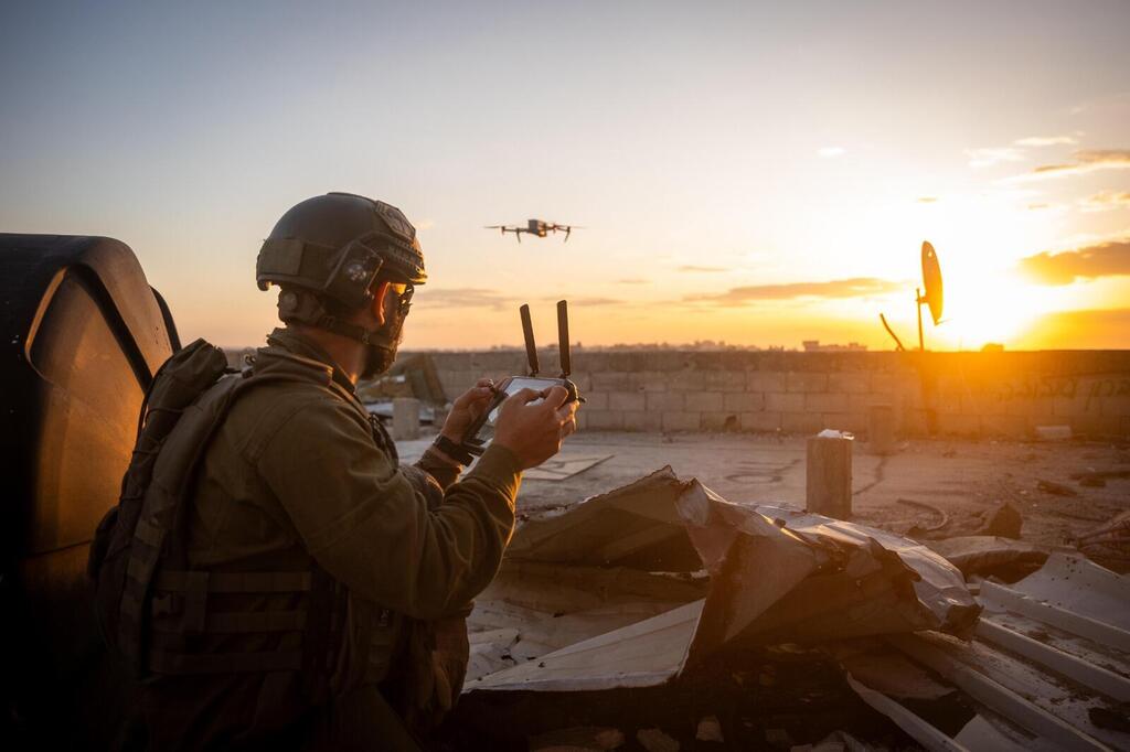 Ground Forces operating drone in combat (Photo: IDF) תיעוד מהפעלת רחפנים בגזרות הצפון והדרום