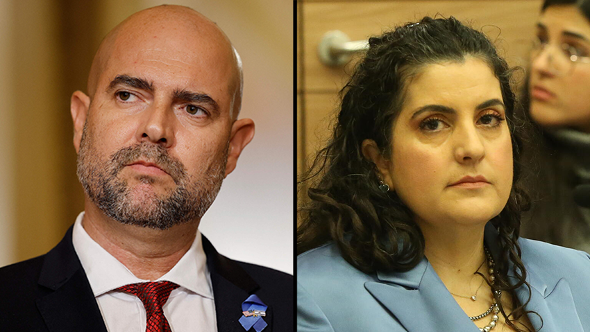 אפיק ואוחנה. צפויה להתנגד (צילום: עמית שאבי, CHIP SOMODEVILLA / GETTY IMAGES NORTH AMERICA / AFP) שגית אפיק ואמיר אוחנה