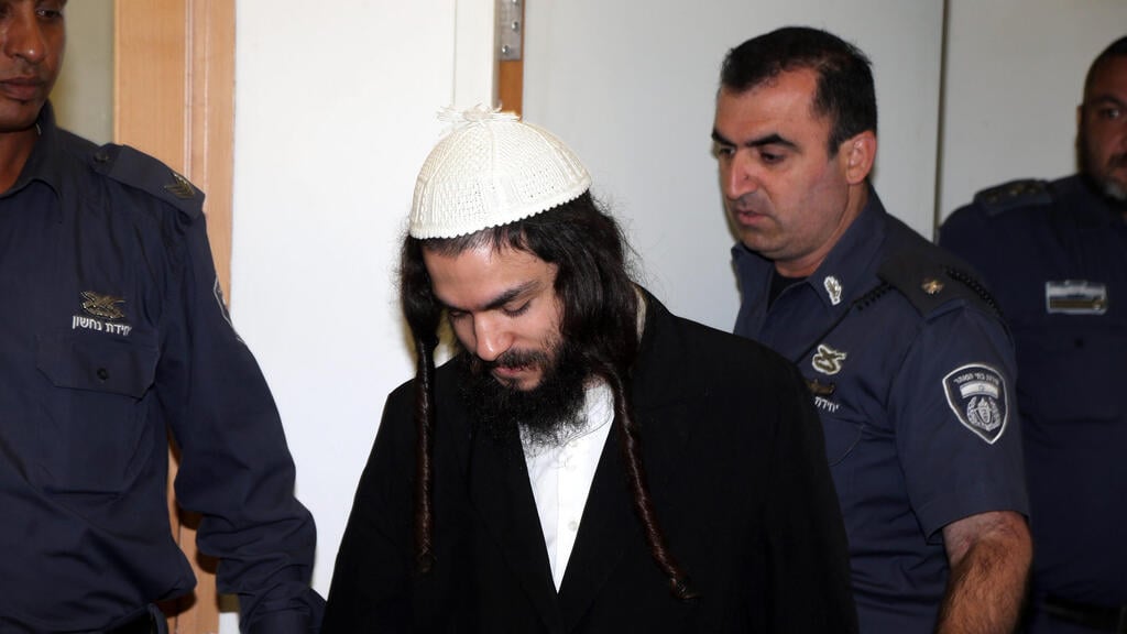 Amiram Ben-Uliel (Photo: Yariv Katz) הרוצח עמירם בן אוליאל בבית המשפט