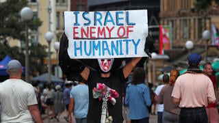 Pro-Palestinian rally in Sidney, Australia on Sunday 