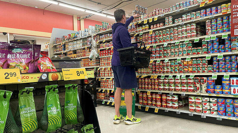 A US supermarket (Photo: David Ryder/AP) סופר-מרקט בארה"ב