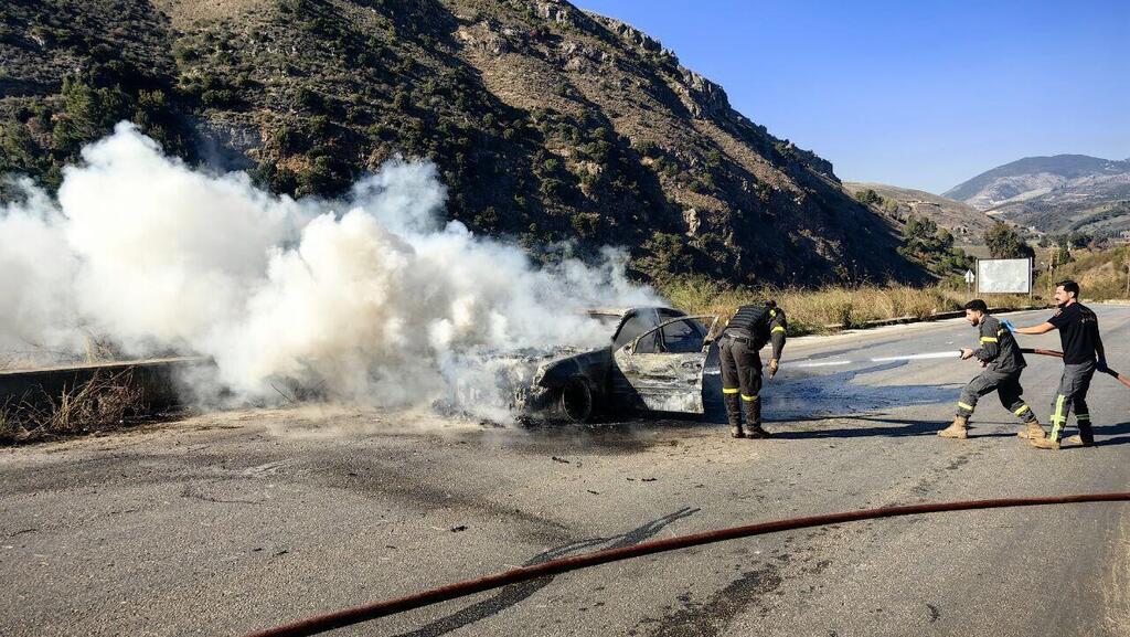 תקיפת רכב באמצעות כטב"מ באזור אל-חרדלי בדרום לבנון