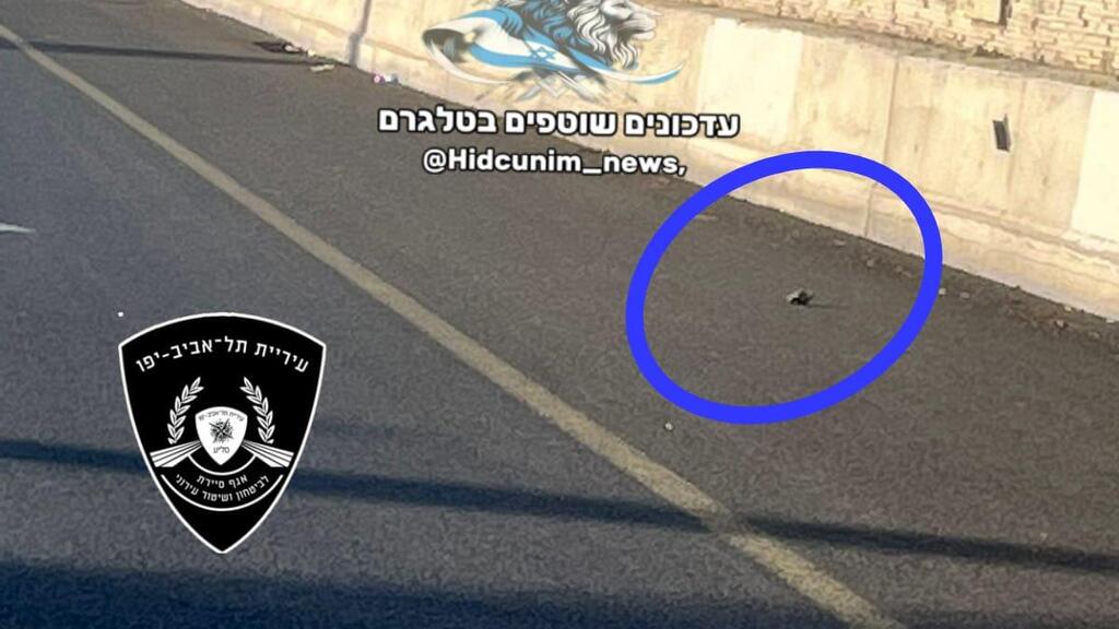 Grenade found on roadside on Ayalon South Highway הפקק והחסימה באיילון