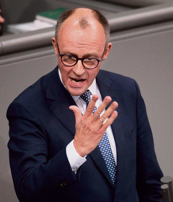 הפוך לחלוטין ממרקל. פרדריך מרץ | צילום: גטי אימג'ז, Carsten Koall yk14189331