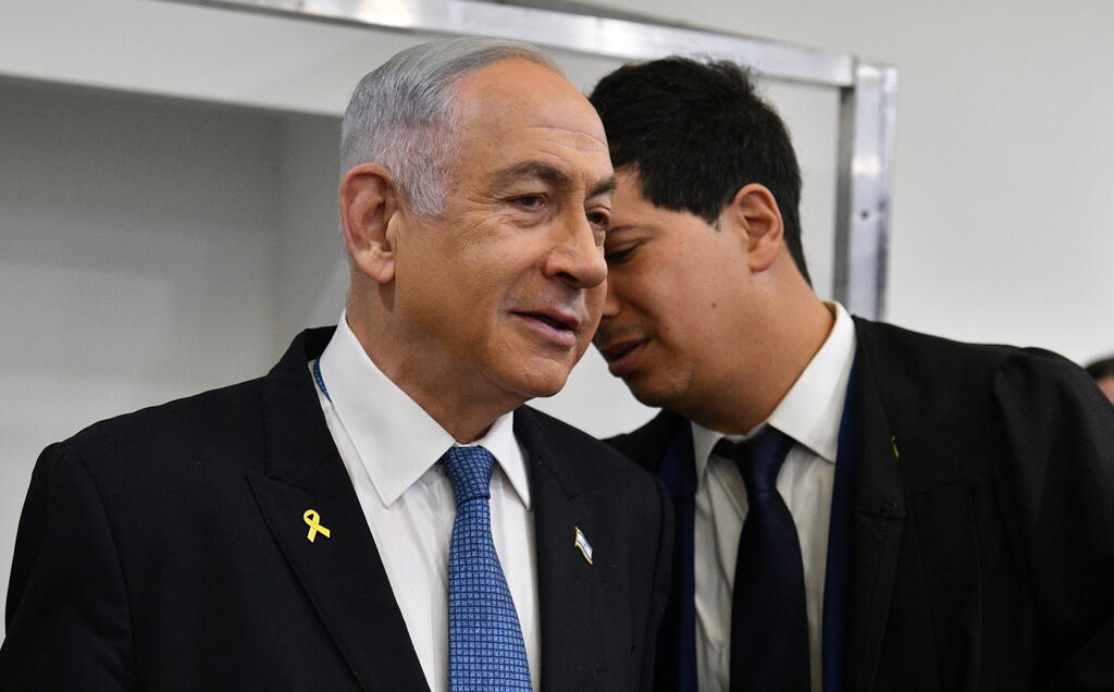 צילום: ראובן קסטרו רה"מ בנימין נתניהו ועו"ד עמית חדד