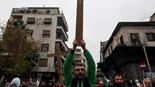 It doesn't feel like Christmas in Syria as tree in town square set on fire