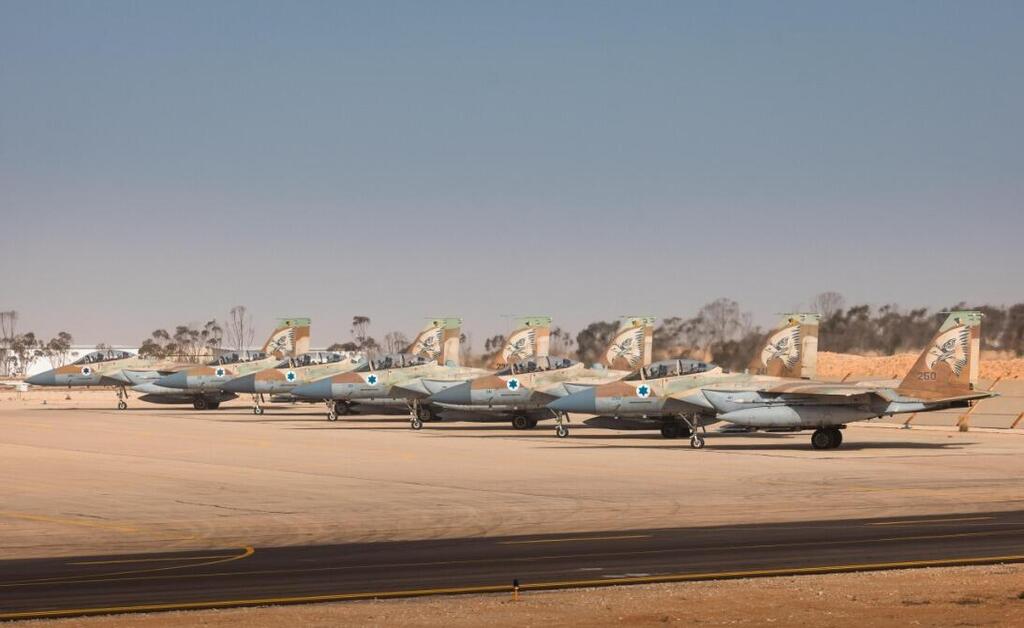 Israeli fighter jet take off for Yemen (Photo: IDF) המראת מטוסי הקרב בדרך לתקיפה בתימן