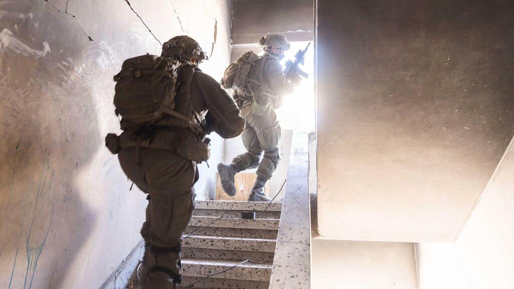 IDF troops in Jabaliya (Photo: IDF Spokesperson's Unit) פעילות צוות הקרב החטיבתי גבעתי בג׳באליה