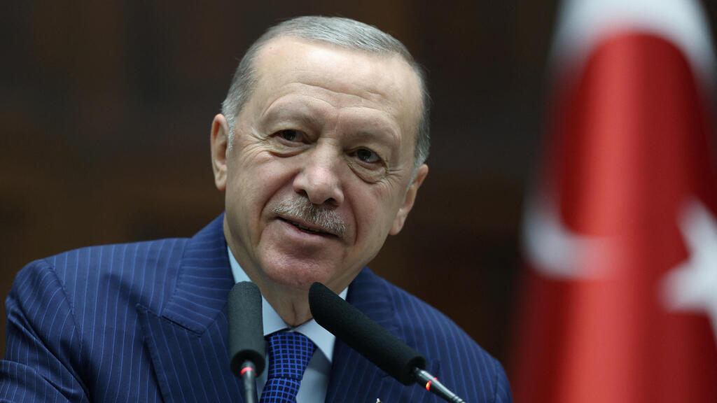 Turkish President Recep Tayyip Erdogan (Photo: Mustafa Kamaci/Turkish Presidential Press Office/Handout via REUTERS) נשיא טורקיה רג'פ טאיפ ארדואן