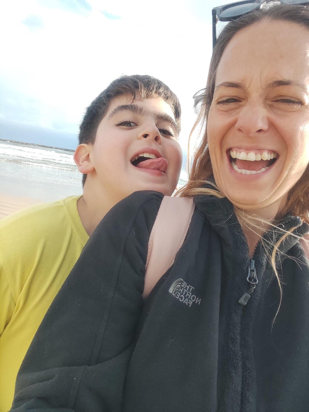 "האבל שלי מתפרץ בלי אזעקה". עם יותם ז"ל (צילום: מהאלבום הפרטי) שירון אלטר ויותם ז"ל