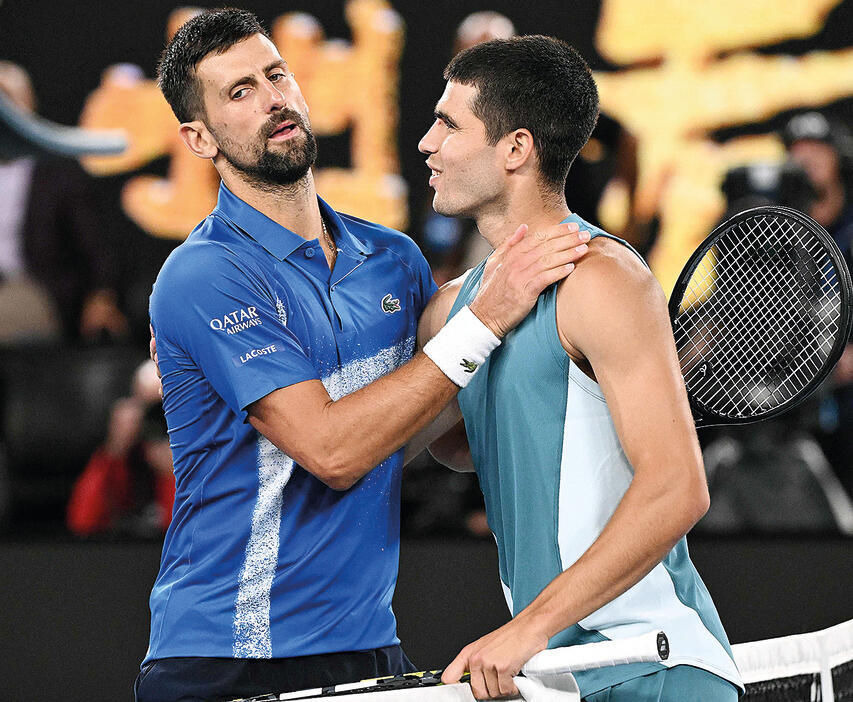 סבלנות, ילד. בסיום עם אלקראס | צילום: WILLIAM WEST, AFP yk14232120