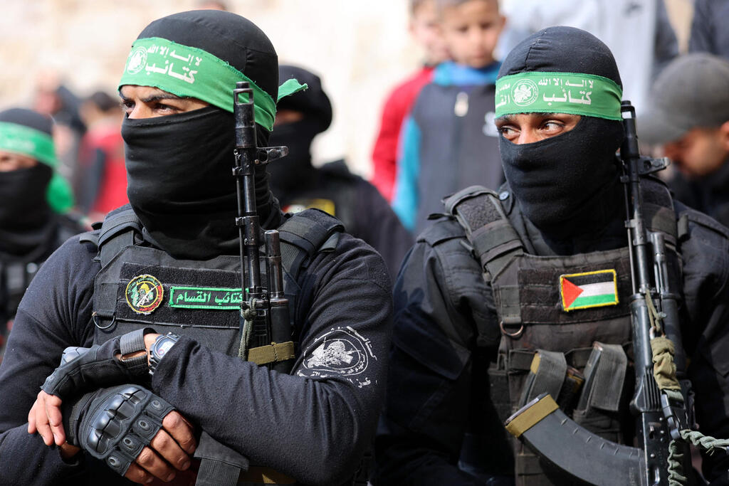 צילום: Omar AL-QATTAA / AFP גדודי עז א-דין אל קסאם בעזה