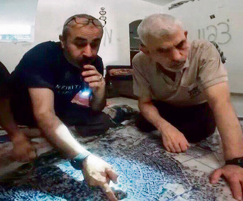 סינוואר בתמונות שפורסמו בסוף השבוע yk14235811