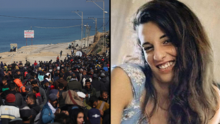 פלסטינים מחכים לחזור לצפון הרצועה