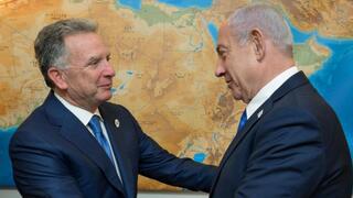 ראש הממשלה בנימין נתניהו נפגש בלשכתו עם שליחו המיוחד של נשיא ארצות-הברית למזרח-התיכון, סטיב וויטקוף
