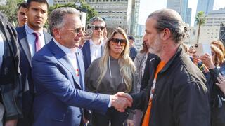 סטיב וויטקוף בכיכר החטופים