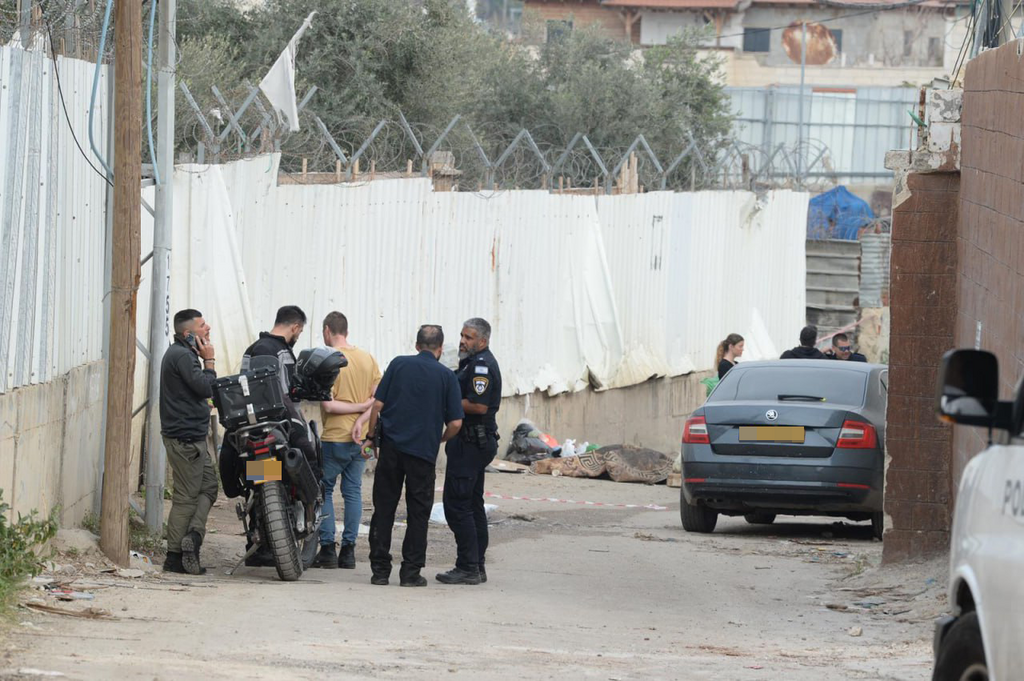 זירת רצח הנער בלוד (צילום: קובי קואנקס) זירת רצח הנער בלוד
