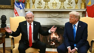 ראש הממשלה בנימין נתניהו נפגש עם נשיא ארה"ב דונלד טראמפ בבית הלבן