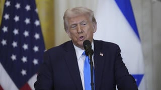 נשיא ארה"ב דונלד טראמפ בבית הלבן 