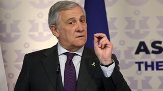 שר החוץ של איטליה אנטוניו טאיאני