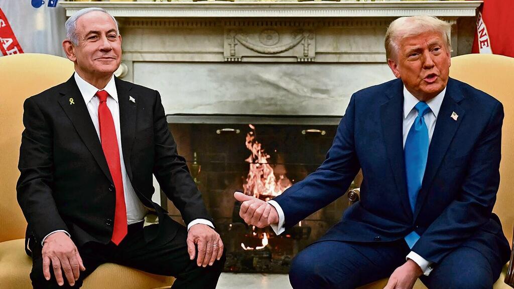 Prime Minister Benjamin Netanyahu and President Donald Trump at the White House in June (Photo: Andrew Caballero-Reynolds, AFP) בנימין נתניהו ודונלד טראמפ