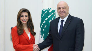 U.S. Deputy Special envoy for the Middle East Morgan Ortagus meets with Lebanese President Joseph Aoun