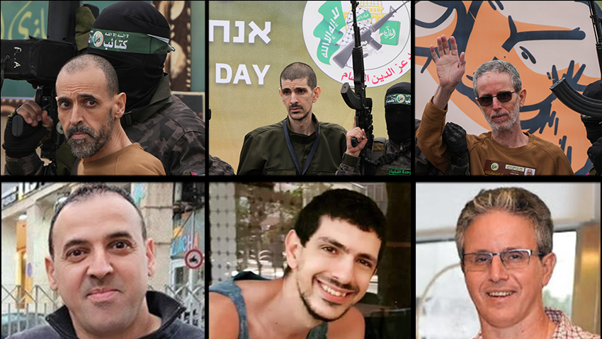 חמאס משוכנע שישראל לא תפסיק את העסקה, לאור הלחץ שהתגבר בשל מצבם הגופני של השבים. אוהד בן עמי, אור לוי ואלי שרעבי ( צילום: Ap) קולאז תמונה מחולקת ל6 לפני אחרי אוהד בן עמי, אור לוי, אלי שרעבי
