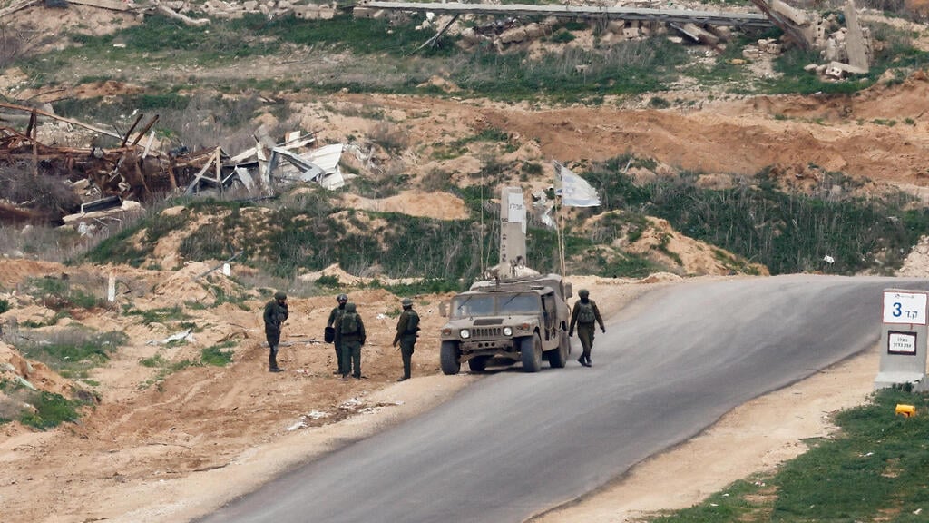 IDF troops in the northern Gaza Strip (Photo: Amir Cohen / Reuters) כוחות צה"ל בצפון הרצועה