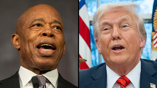 נשיא ארה"ב דונלד טראמפ אריק אדמס ראש העיר ניו יורק