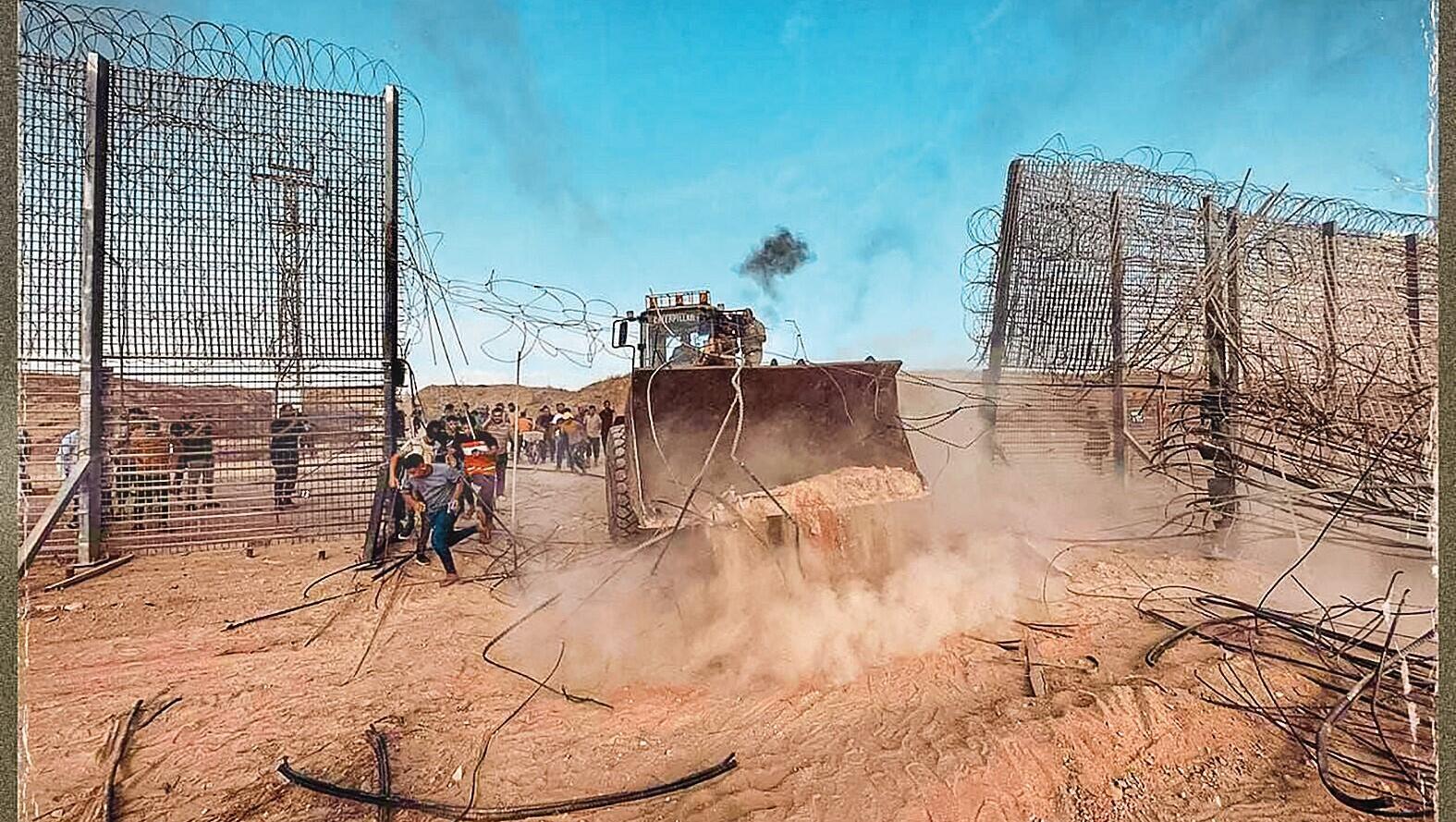 פריצת הגדר ב-7 באוקטובר פריצת הגדר ב־7 באוקטובר