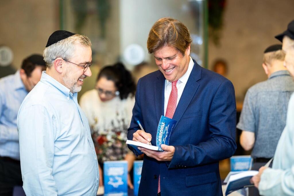 Gol Kalev signs a copy of his new book, at the Begin Center in Jerusalem, October 2024 (Photo: Courtesy) Gol Kalev signs a copy of his new book, at the Begin Center in Jerusalem, October 2024